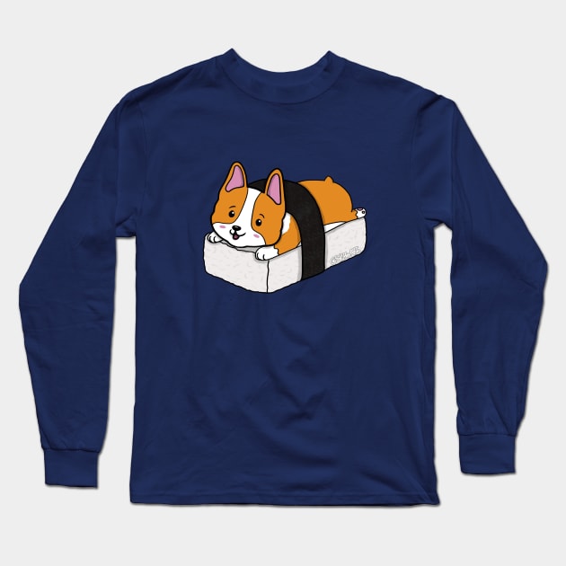 Nigiri Corgi Long Sleeve T-Shirt by SPufferARTs